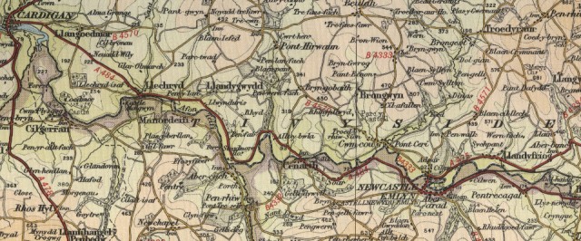 Newcastle Emlyn Old Map